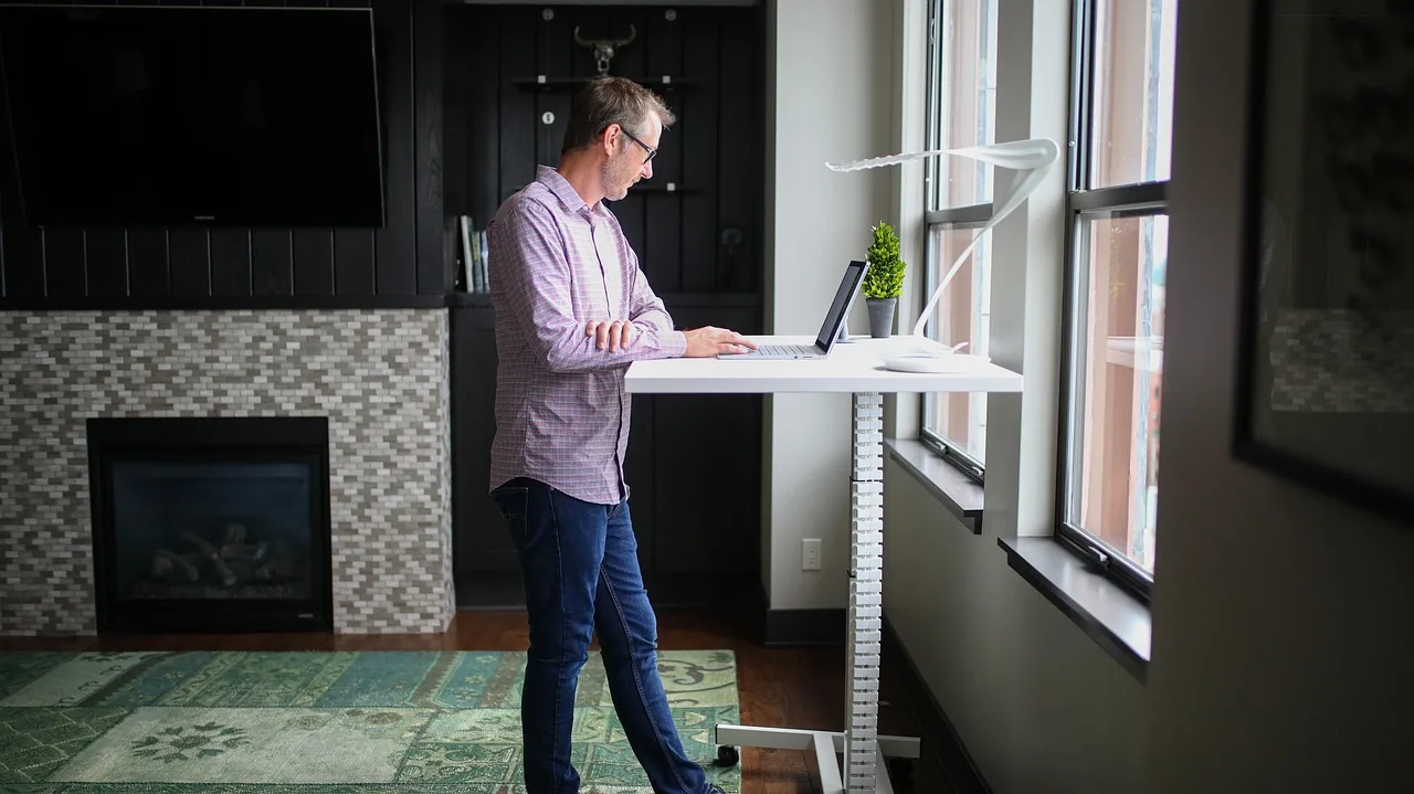 standing desk, working, office, interior design, work space, home office, standing desk, standing desk, standing desk, standing desk, standing desk